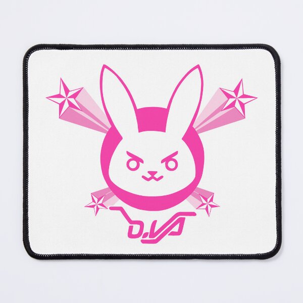 Item preview, dva overwatch bunny sticker designed and sold by crescentwave.
