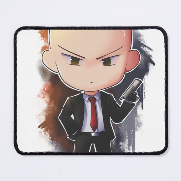 Item preview, Chibi Silent Assassin | Cute Bald Hitman‑Style Character designed and sold by MyChibiArts.