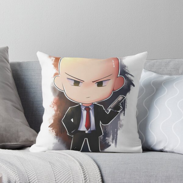 Item preview, Chibi Silent Assassin | Cute Bald Hitman‑Style Character designed and sold by MyChibiArts.