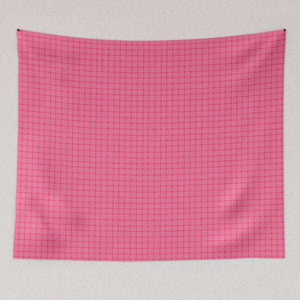 Item preview, Cute Cozy Grid Pattern – Soft Life Girl Aesthetic Print | Kawaii Fashion Illustration | Trendy Girly Decor & Gifts designed and sold by VirtuallyCreativ .