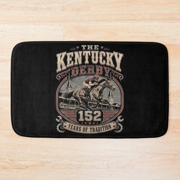 Item preview, Kentucky Derby Horse Racing Vintage 152 Years Tradition Jockey Chapel  designed and sold by graphixpolash.