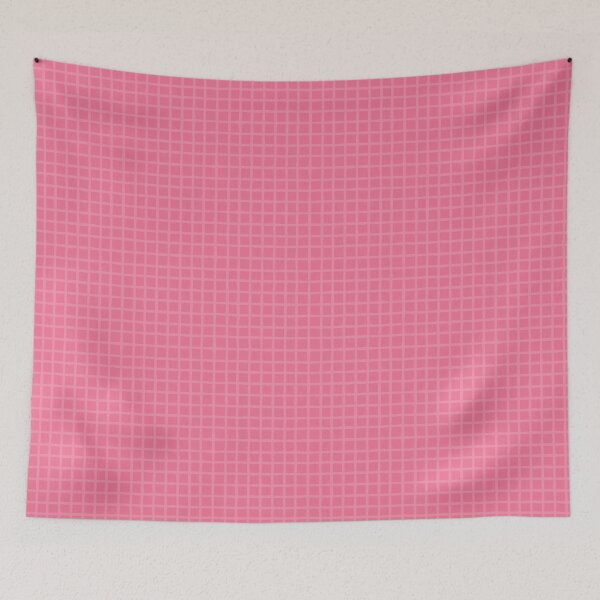 Item preview, Cute Cozy Grid Pattern – Soft Life Girl Aesthetic Print | Kawaii Fashion Illustration | Trendy Girly Decor & Gifts designed and sold by VirtuallyCreativ .