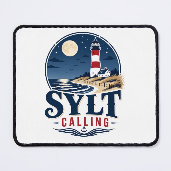 Item preview, Sylt Calling Lighthouse North Sea Vintage designed and sold by TrendPrintsforyou.