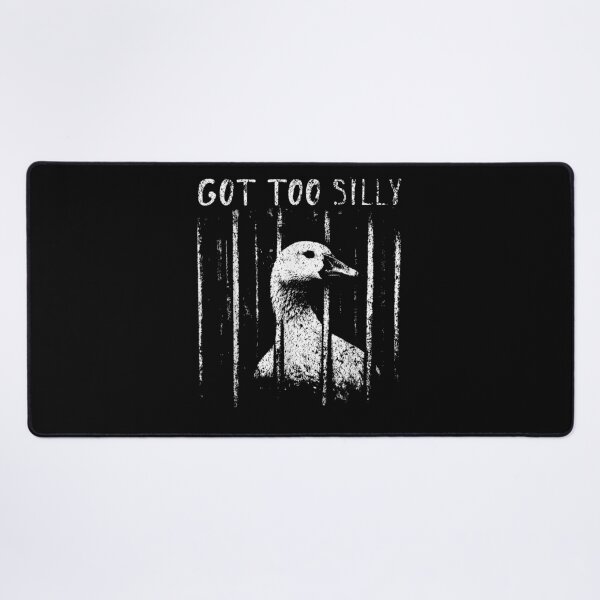Item preview, Got Too Silly Goose Meme Funny Goose Jailbird Prison designed and sold by ZalcArtStore.