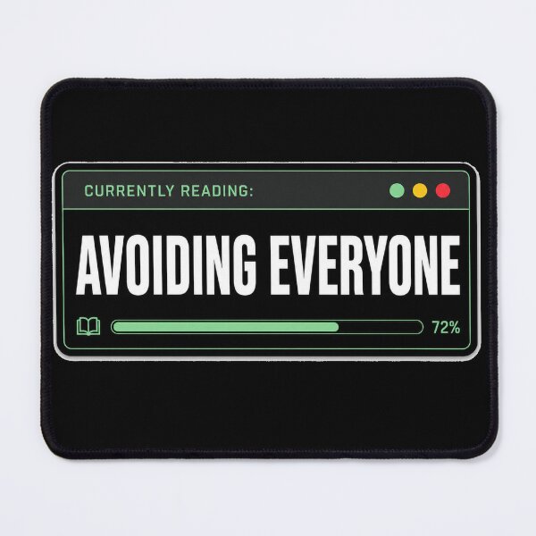 Item preview, Currently Reading: Avoiding Everyone – Funny Introvert Book Humor designed and sold by the-dovlat.