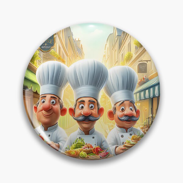 Item preview, Charming Chefs in a Beautiful Parisian Setting designed and sold by Artessie.