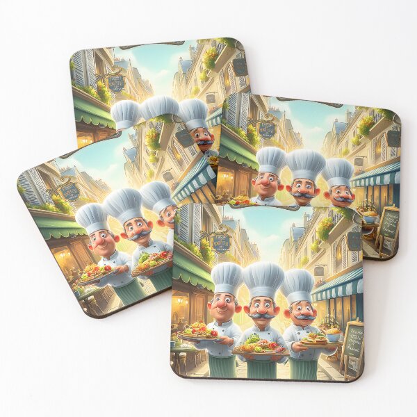 Item preview, Charming Chefs in a Beautiful Parisian Setting designed and sold by Artessie.