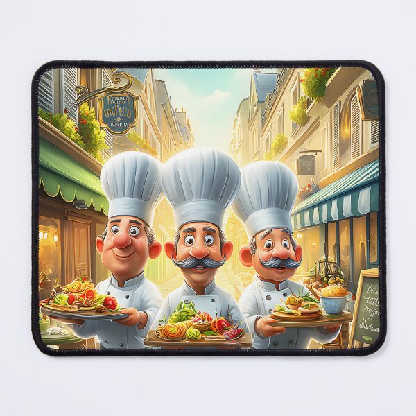 Item preview, Charming Chefs in a Beautiful Parisian Setting designed and sold by Artessie.