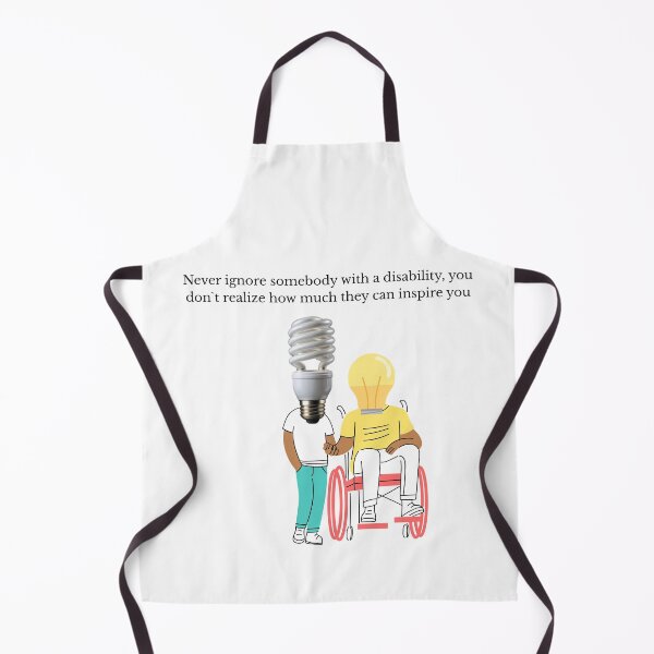 Item preview, Motivational Aprons for inclusion and acceptance designed and sold by AllAbility Design.