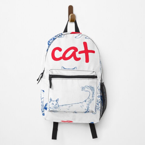 Item preview, Cat Mom Retro Blue Illustrations - Wobbly Line Art Edition designed and sold by Niji Hibana.