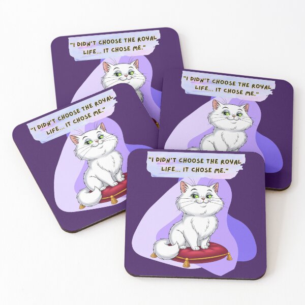 Item preview, Glamorous White Persian Cat designed and sold by A-R Digital Designs.