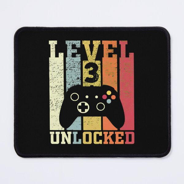 Item preview, Level 3 Unlocked Funny Video Gamer 3rd Birthday Gift designed and sold by OlyvieArt.