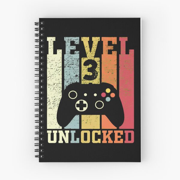 Item preview, Level 3 Unlocked Funny Video Gamer 3rd Birthday Gift designed and sold by OlyvieArt.
