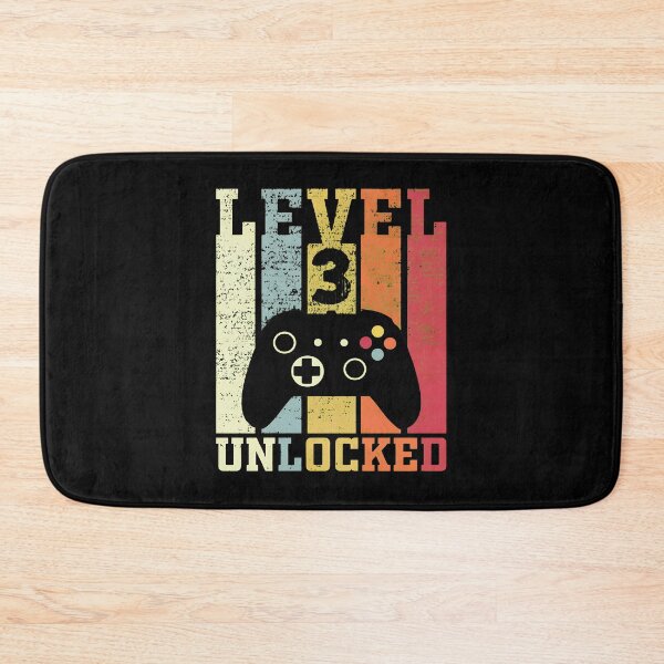 Item preview, Level 3 Unlocked Funny Video Gamer 3rd Birthday Gift designed and sold by OlyvieArt.
