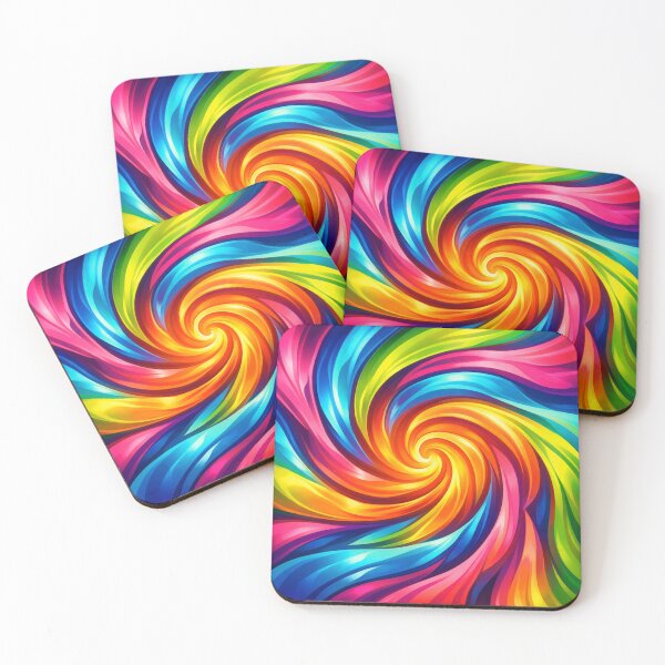 Item preview, Vivid Rainbow Vortex Spiral Swirl designed and sold by Owcomm.