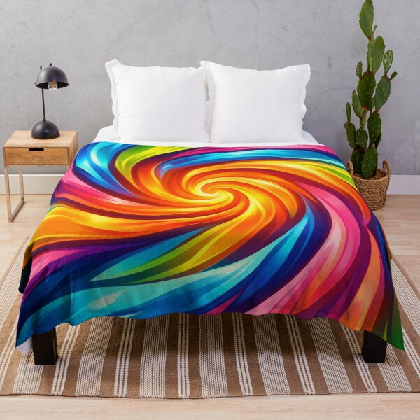 Item preview, Vivid Rainbow Vortex Spiral Swirl designed and sold by Owcomm.