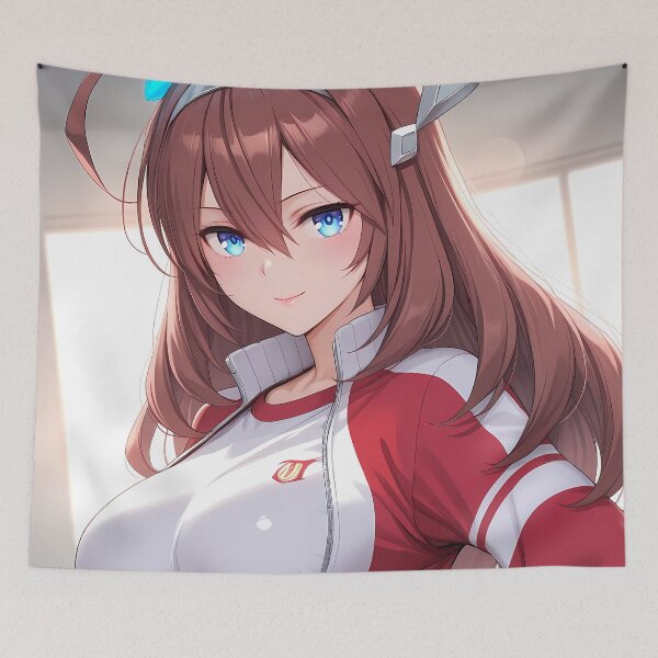 Item preview, Mihono Bourbon Uma Musume Pretty Derby Red Track Style designed and sold by SuperTeamCanada.