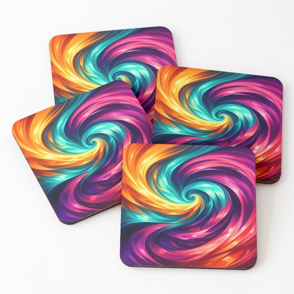 Item preview, Vibrant Rainbow Energy Vortex Spiral Swirl designed and sold by Owcomm.