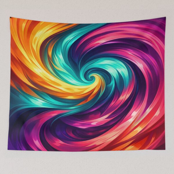 Item preview, Vibrant Rainbow Energy Vortex Spiral Swirl designed and sold by Owcomm.