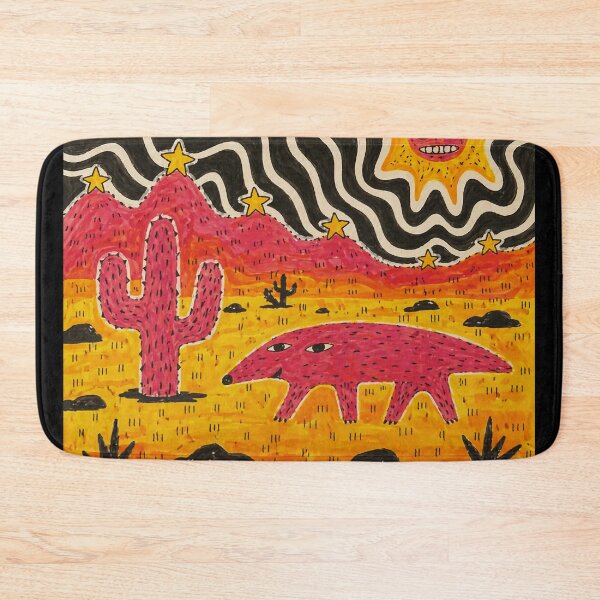 Item preview, Psychedelic Desert Creature with Smiling Sun designed and sold by Modaozushi216.