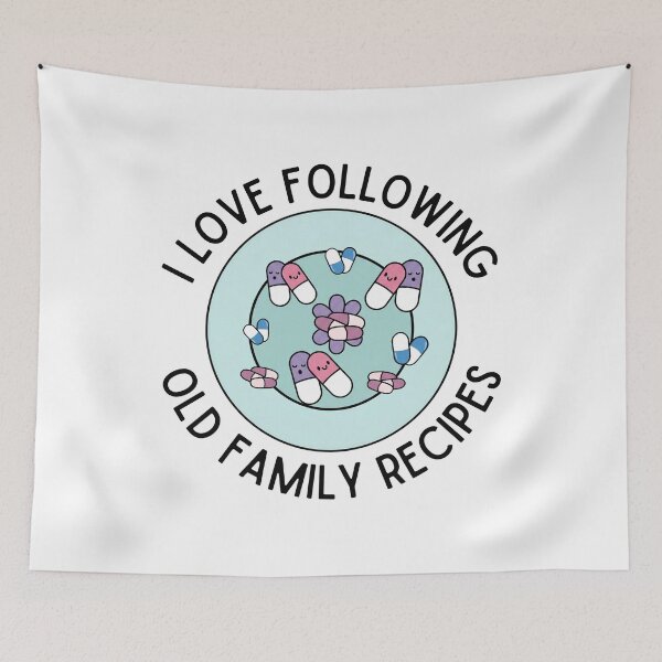 Item preview, I Love Following Old Family Recipes designed and sold by cozygamerstore.