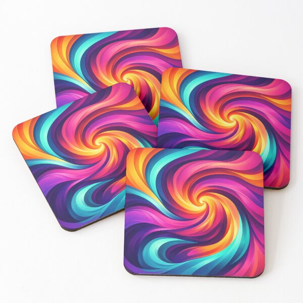 Item preview, Vibrant Cosmic Swirl Rainbow Vortex designed and sold by Owcomm.