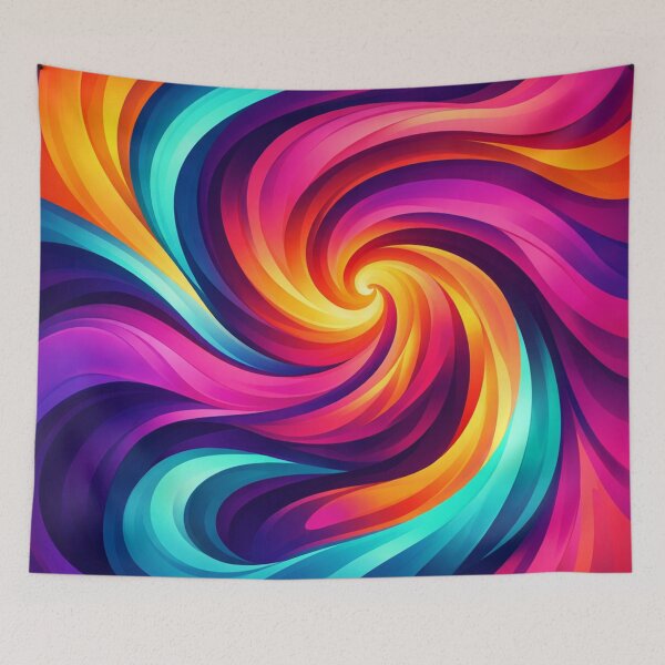 Item preview, Vibrant Cosmic Swirl Rainbow Vortex designed and sold by Owcomm.