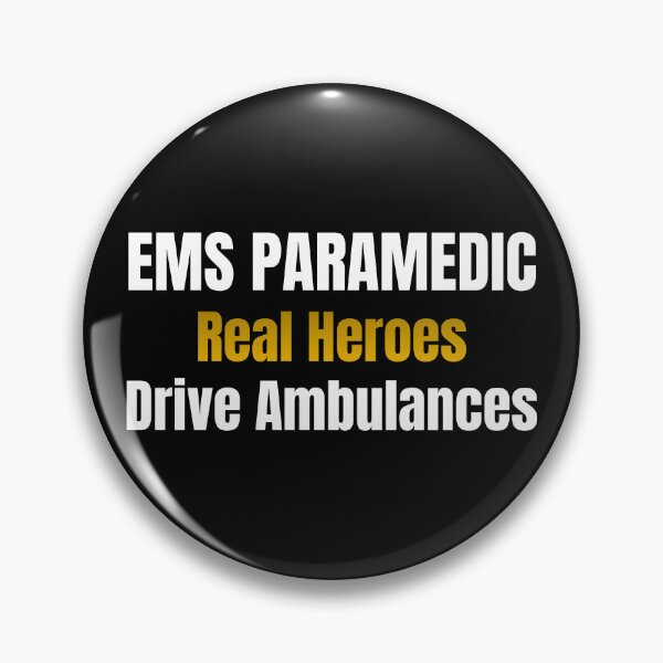 Item preview, EMS Paramedic Real Heroes Drive Ambulances | Paramedic Gift | Emergency Services designed and sold by TheOmniaMarket.