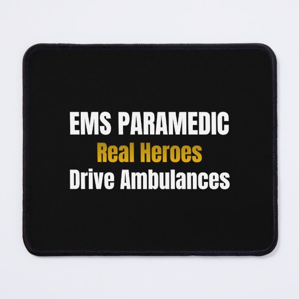 Item preview, EMS Paramedic Real Heroes Drive Ambulances | Paramedic Gift | Emergency Services designed and sold by TheOmniaMarket.