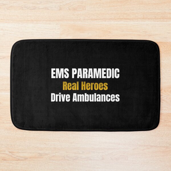 Item preview, EMS Paramedic Real Heroes Drive Ambulances | Paramedic Gift | Emergency Services designed and sold by TheOmniaMarket.