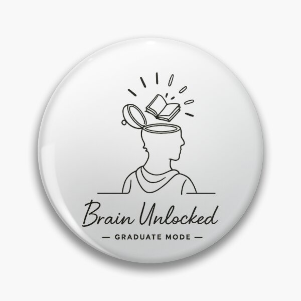 Item preview, Brain Unlocked Graduate Mode Minimal Line Art Graduation Shirt designed and sold by Final Chance Designs⭐️⭐️⭐️⭐️⭐️.