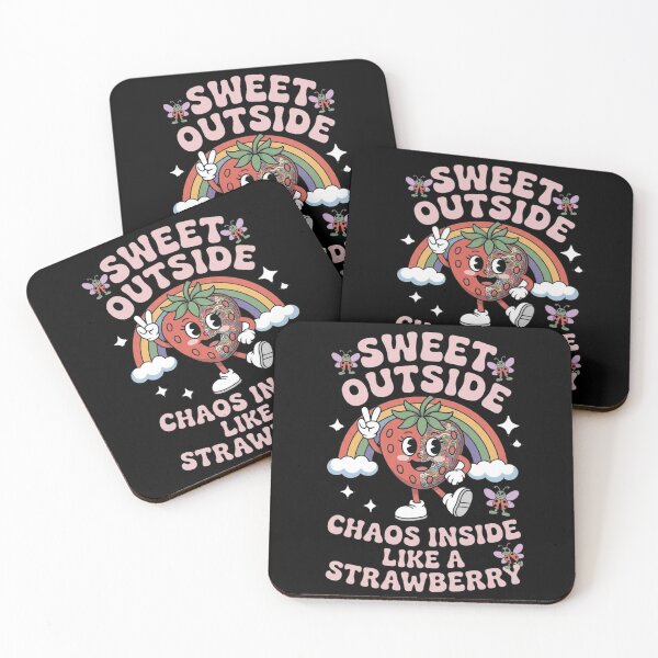 Item preview, Sweet Outside Chaos Inside Like A Strawberry designed and sold by BhadzCheetah.
