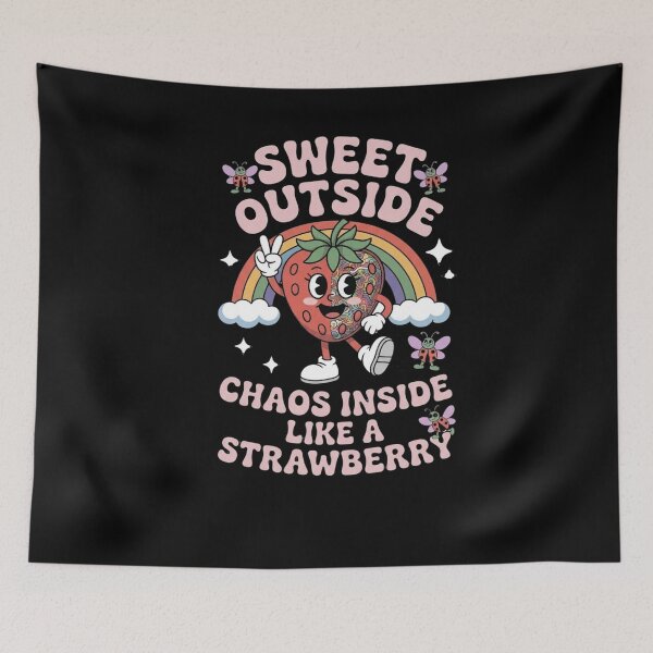 Item preview, Sweet Outside Chaos Inside Like A Strawberry designed and sold by BhadzCheetah.