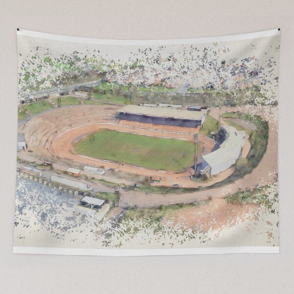 Item preview, Bradford's Stadium: Unique Watercolour designed and sold by ArtworkNorth.