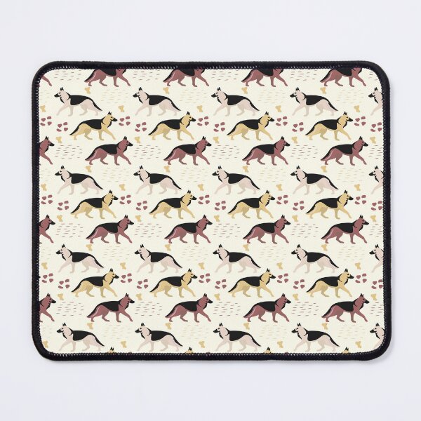 Item preview, German Shepherd Seamless Pattern designed and sold by IvysCreativityHouse.