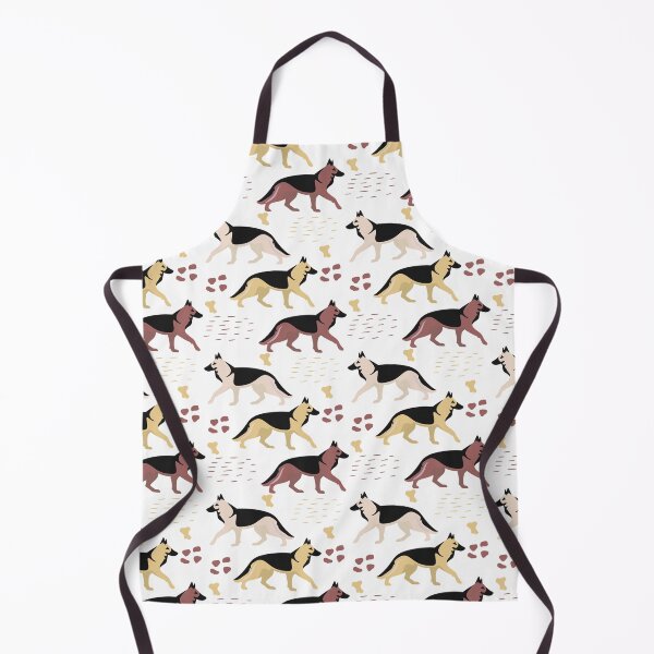Item preview, German Shepherd Seamless Pattern designed and sold by IvysCreativityHouse.