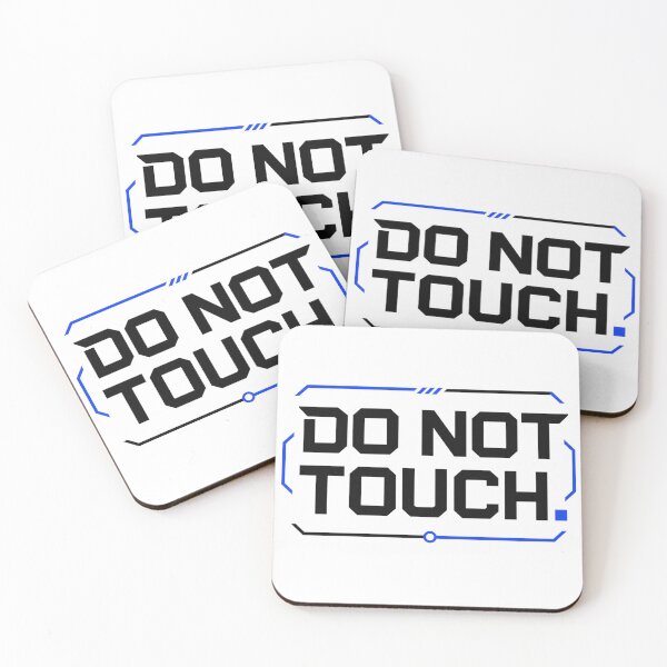 Item preview, Do Not Touch – Tech Warning Minimal Design designed and sold by the-dovlat.