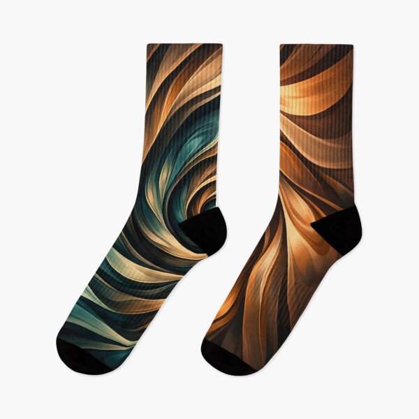 Item preview, Metallic Swirl: Teal and Bronze Spiral Vortex designed and sold by Owcomm.