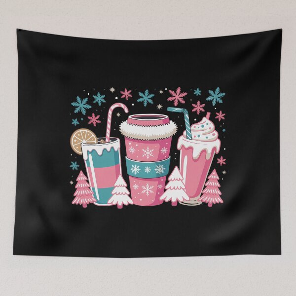 Item preview, Christmas Coffee Iced Latte Cozy Winter Coffee Lovers designed and sold by TrinaEspinoza.