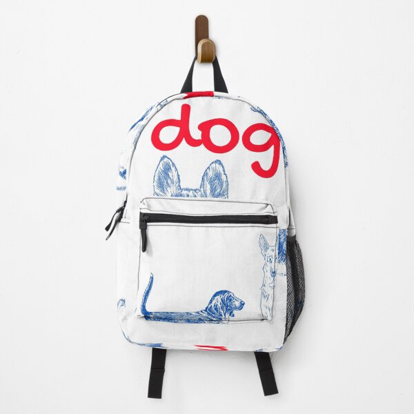 Item preview, Dog Mom Retro Blue Illustrations - Wobbly Line Art Dog Art designed and sold by Niji Hibana.