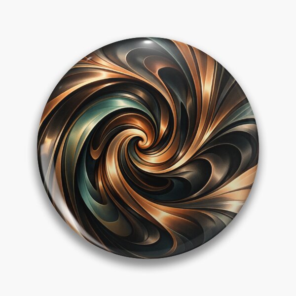 Item preview, Copper and Teal Metallic Vortex designed and sold by Owcomm.