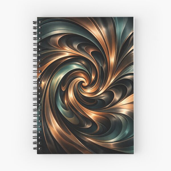 Item preview, Copper and Teal Metallic Vortex designed and sold by Owcomm.