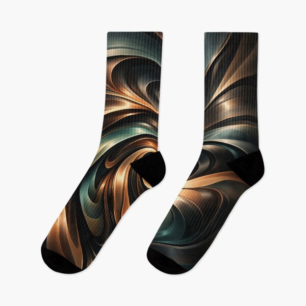 Item preview, Copper and Teal Metallic Vortex designed and sold by Owcomm.