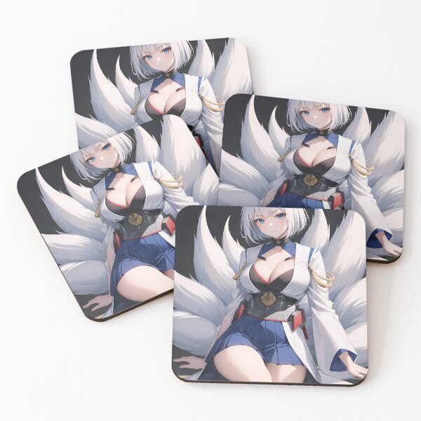Item preview, Kaga Azur Lane Regal Fox Tail Battle Elegance designed and sold by SuperTeamCanada.