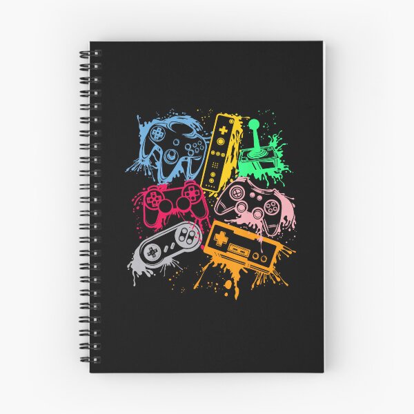 Item preview, Retro Gaming Controllers Paint Splash Collage designed and sold by FGTV2021.