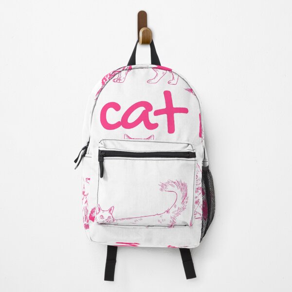 Item preview, Cat Mom Pink Retro Illustrations - Kawaii Wobbly Line Art designed and sold by Niji Hibana.