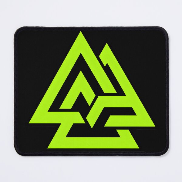 Item preview, "Neon Valknut Norse Symbol – Ultra Clean Viking Sigil" designed and sold by Umbra666.