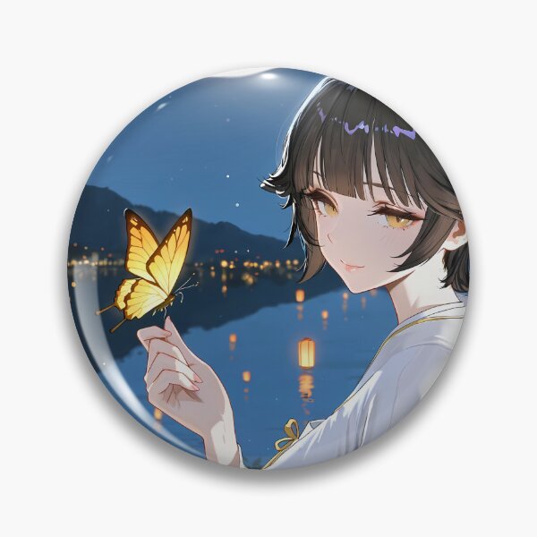 Item preview, Takao Azur Lane Moonlight Butterfly Kimono Night designed and sold by SuperTeamCanada.