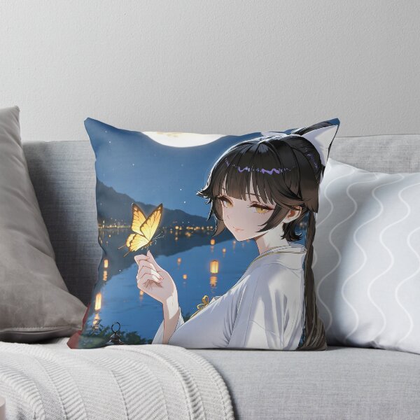 Item preview, Takao Azur Lane Moonlight Butterfly Kimono Night designed and sold by SuperTeamCanada.