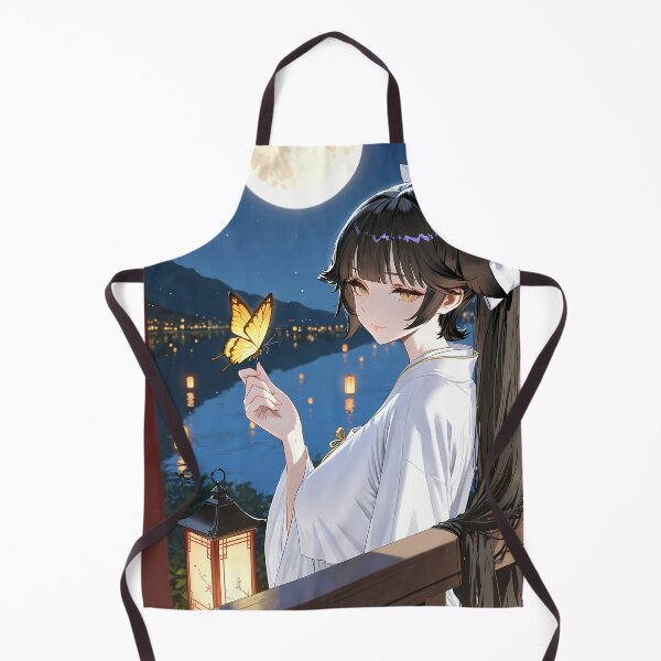 Item preview, Takao Azur Lane Moonlight Butterfly Kimono Night designed and sold by SuperTeamCanada.